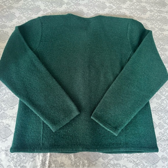 Vintage PENDLETON 100% Wool Cardigan Green - Picture 5 of 6
